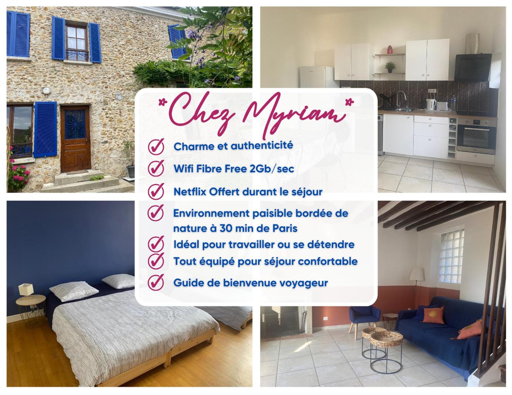 Chez Myriam Villa Orgeval  Luaran gambar